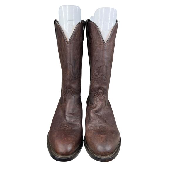 Durango Men’s Brown Leather Western Cowboy Boots Size US 11 EE - Picture 7 of 10